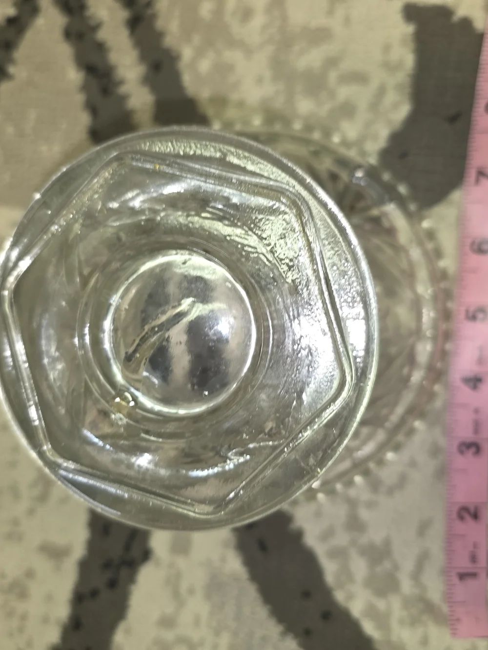 Anchor Hocking Early American Footed Cake Plate - Clear Glass